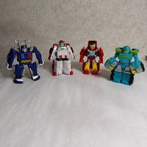 Transformers Rescue Bots Lot - Chase, Medix, Hotshot, & Hoist